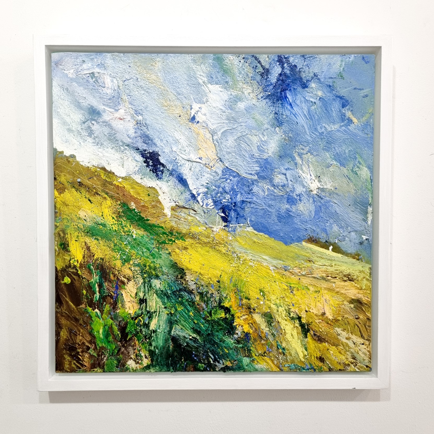 'Yellow Hillside, Skylarks' by artist Matthew Bourne